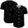 Skeletal Focal Point Monstrous Reptilian Visage - Dark Fantasy Lover Gift Baseball Jersey - 5