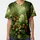 Lush Botanical Leaves Palm Fern Seed Pods - Nature Lover Garden Gift Baseball Jersey - 3