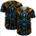 Blue Cross Jewel Reptilian Scales - Everyday Wear for Texture Lovers Baseball Jersey - 5