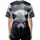 Aggressive White Wolf Snarling Glowing Eyes Lightning Storm - Wildlife Lover Gift Baseball Jersey - 4