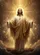 Jesus Christ Golden Halo - Spiritual Devotion Gift for Believers Baseball Jersey - 6