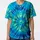Tie-Dye Spiral Concentric Rings Radial Bursts Organic Waves - Casual Lifestyle Wear Baseball Jersey - 3