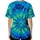 Tie-Dye Spiral Concentric Rings Radial Bursts Organic Waves - Casual Lifestyle Wear Baseball Jersey - 4