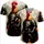 Rooster Warrior Katana Mountain Peaks - Animal Enthusiast Gift Baseball Jersey - 5
