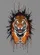 Aggressive Tiger Snarl - Wildlife Lover Gift for Animal Lovers Baseball Jersey - 6