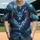 Blue Dragon Warrior Storm - Fantasy Adventure Gift for Dragon Lovers Baseball Jersey - 1