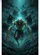 Menacing Skeletal Figures Ethereal Teal Mist - Halloween Party Gift for Dark Art Lovers Baseball Jersey - 6
