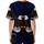 Mirrored Heraldic Bald Eagles with Banners - Independence Day Gift for Veterans Baseball Jersey - 4