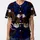 Mirrored Heraldic Bald Eagles with Banners - Independence Day Gift for Veterans Baseball Jersey - 3