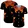 Grim Reaper Throne Fiery Volcanic Sunset - Dark Fantasy Lover Gift Baseball Jersey - 5