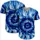 Focal Group Deep Royal Sky Blue White Movement Swirl - Casual Lifestyle Gift Baseball Jersey - 5