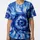 Focal Group Deep Royal Sky Blue White Movement Swirl - Casual Lifestyle Gift Baseball Jersey - 3