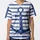 Classic Solid Navy Blue Marine Anchor Stripes - Boating Lifestyle Gift for Marine Lovers Baseball Jersey - 3