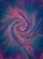 Deep Teal Pink Blue Purple Fluid Streams Marble Cellular Swirls - Casual Lifestyle Gift Baseball Jersey - 6
