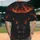 Fiery Snarling Wolf Head Black Background - Wildlife Lover Gift for Wolf Lovers Baseball Jersey - 2