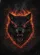 Fiery Snarling Wolf Head Black Background - Wildlife Lover Gift for Wolf Lovers Baseball Jersey - 6