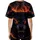 Fiery Snarling Wolf Head Black Background - Wildlife Lover Gift for Wolf Lovers Baseball Jersey - 4