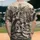 Detailed Dinosaur Skulls T-Rex Triceratops - Paleontology Enthusiast Gift Baseball Jersey - 2