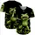 Bright Green Frogs Expressive Mouth Splayed Limbs Wildlife Lover Gift for Frog Lover Baseball Jersey - 5