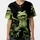 Bright Green Frogs Expressive Mouth Splayed Limbs Wildlife Lover Gift for Frog Lover Baseball Jersey - 3