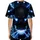 Black Skull Electric Blue Lightning Storm with Dark Skulls - Dark Fantasy Enthusiast Gift Baseball Jersey - 4