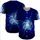 Electric Blue Purple Lightning Burst with Swirling Energy - Energy Fan Gift Baseball Jersey - 5