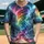 Glowing Rainbow Tornado Dark Storm Clouds Electric Lightning - Everyday Wear Gift Baseball Jersey - 1
