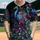 Peacock Fanning Tail Starry Night Bioluminescent Hearts - Wildlife Lover Gift Baseball Jersey - 1