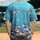 Cartoon Sharks Playing Cards Underwater - Poker Player Game Night Gift Baseball Jersey - 2