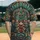 Ancient Mesoamerican Fanged Deity Mask Feathered Scrollwork Headdress - History Enthusiast Gift Baseball Jersey - 2