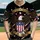 Bald Eagle American Flag Shield - Independence Day Gift for Veterans Baseball Jersey - 1