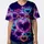 Vibrant Luminous Wireframe Neon Hearts Cosmic Glow Stars Bokeh - Party Wear Gift Baseball Jersey - 3