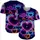 Vibrant Luminous Wireframe Neon Hearts Cosmic Glow Stars Bokeh - Party Wear Gift Baseball Jersey - 5