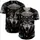 Snarling Grey Wolf Pack Wild Feathers Ethereal Owl Spirits - Wildlife Lover Gift Baseball Jersey - 5