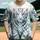 Blue-Eyed White Tiger Cubs Floral Butterfly Meadow - Wildlife Lover Gift Baseball Jersey - 1