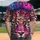 Psychedelic Leopard Head Organic Spot Field - Wildlife Lover Gift Everyday Style Baseball Jersey - 2