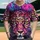 Psychedelic Leopard Head Organic Spot Field - Wildlife Lover Gift Everyday Style Baseball Jersey - 1