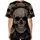 High Contrast Distressed Skulls Graphic Novel - Alternative Fashion Gift for Goth Fan Baseball Jersey - 4