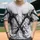 Ancient Nordic Viking Axes Celtic Knotwork Cracked Surface - Dark Fantasy Lover Gift Baseball Jersey - 1