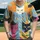 Vibrant Eclectic Cat Faces Assortment - Cat Lover Everyday Style Baseball Jersey - 1