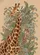 Majestic Giraffe Pair Organic Jungle Botanical Foliage - Wildlife Lover Gift for Nature Lover Baseball Jersey - 6