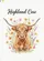 Highland Cow Wildflower Meadow - Farmhouse Home Decor Gift for Cow Lover Baseball Jersey - 6