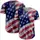 Smoke American Flag Flowing - Independence Day Celebration for Veterans Baseball Jersey - 5