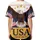 Bald Eagle American Flag USA Independence Day Gift for Veterans Baseball Jersey - 4
