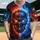 Dual Elemental Skulls Fire Lightning Roses Cracked Ground - Everyday Use Gift Baseball Jersey - 1