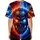 Dual Elemental Skulls Fire Lightning Roses Cracked Ground - Everyday Use Gift Baseball Jersey - 4