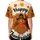 Turkey Pilgrim Hat Happy Thanksgiving Maple Leaves Sunflowers Baseball Jersey - 4
