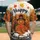 Turkey Pilgrim Hat Happy Thanksgiving Maple Leaves Sunflowers Baseball Jersey - 2