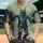 Grotesque Zombie Mud Splatters Grime Mist Halloween Party Zombie Lover Gift Baseball Jersey - 1