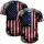 Fragmented Grunge American Flag - Independence Day Gift for Veterans Baseball Jersey - 5